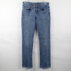 Ralph Lauren Womens Size 26 Blue Jeans Embroidered